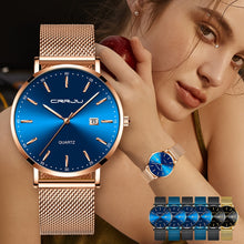 Load image into Gallery viewer, CRRJU Luxury Fashion Woman Bracelet Watch