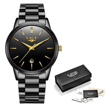 Load image into Gallery viewer, LIGE 2020 New Gold  Women Watches